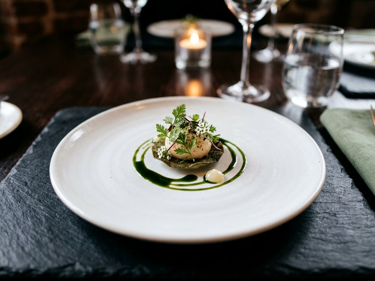 Dîner d'Auteur — assiette signature